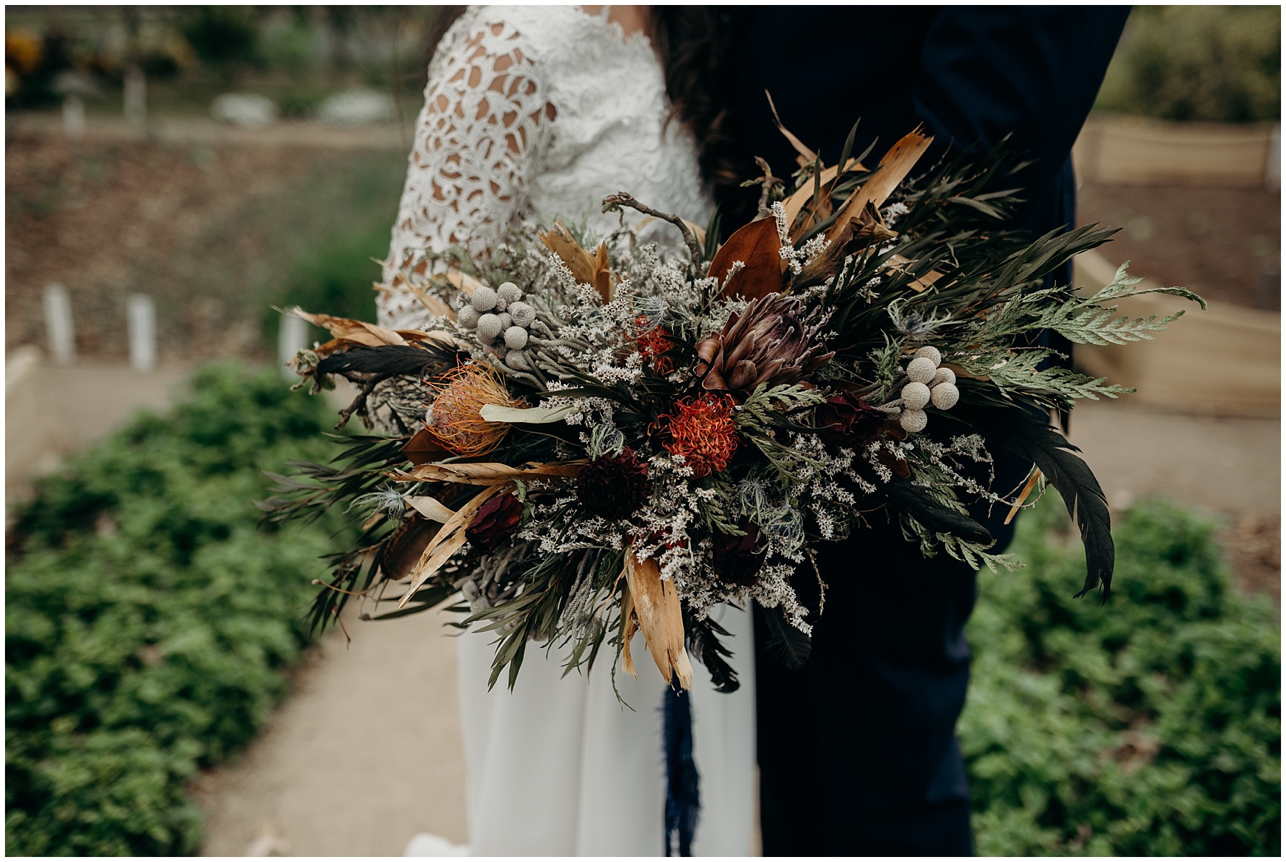 dried bouquet wedding