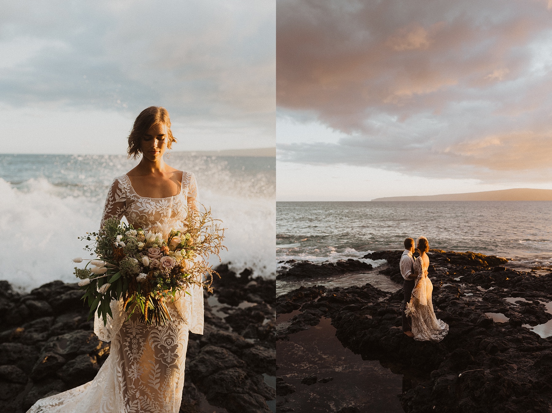 hawaii beach elopement