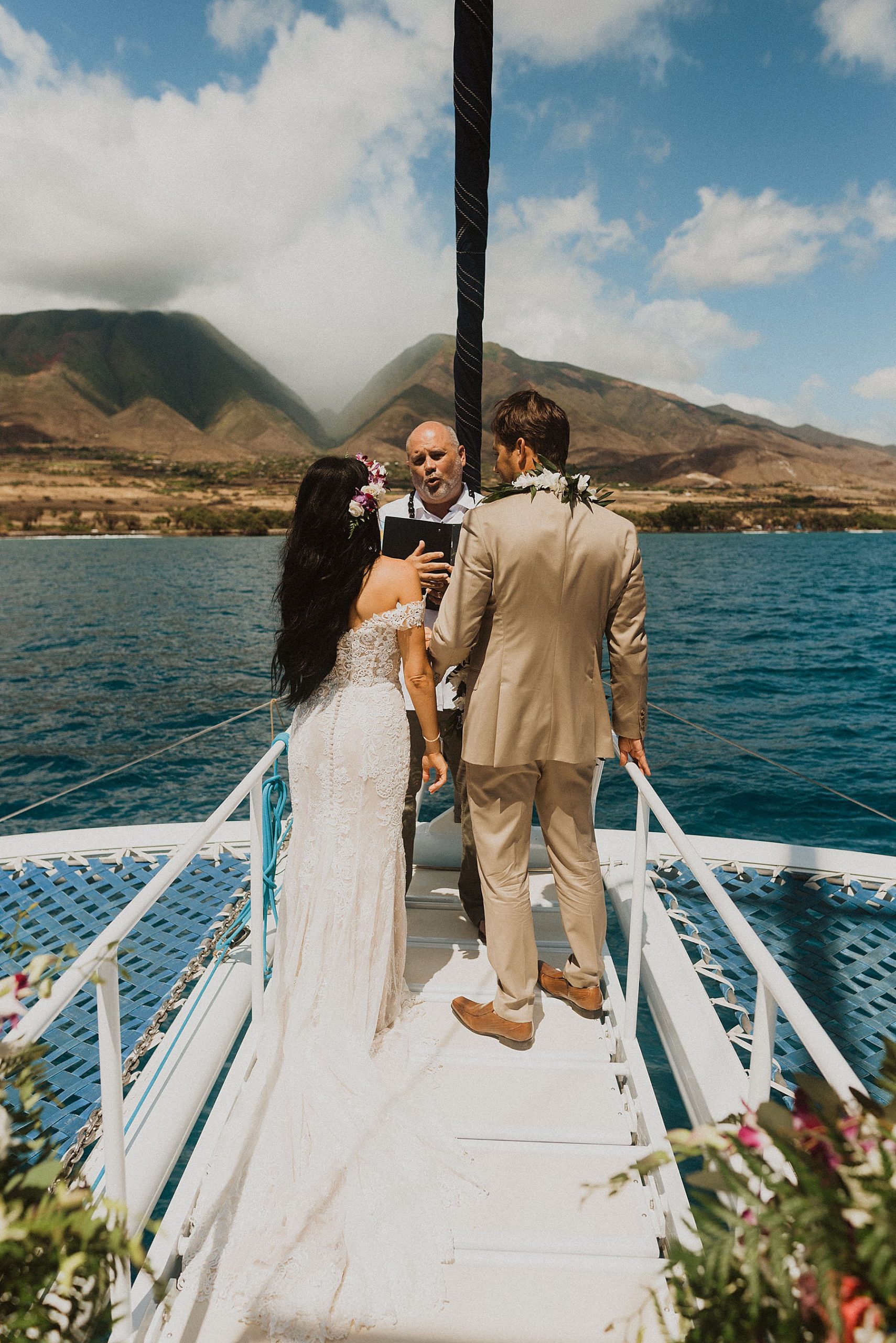 Hawaii Sailboat Wedding