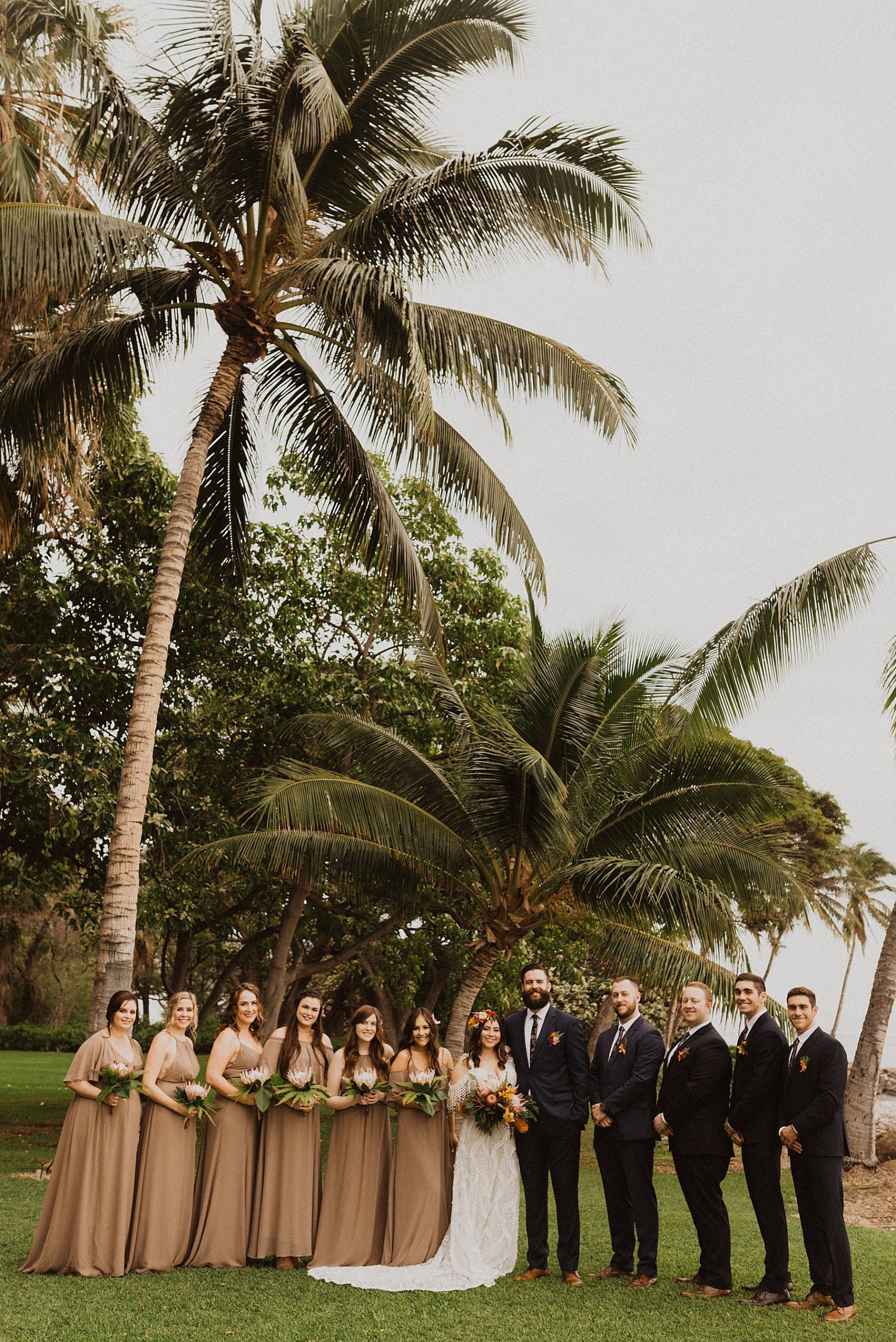 Maui Wedding Party Photos