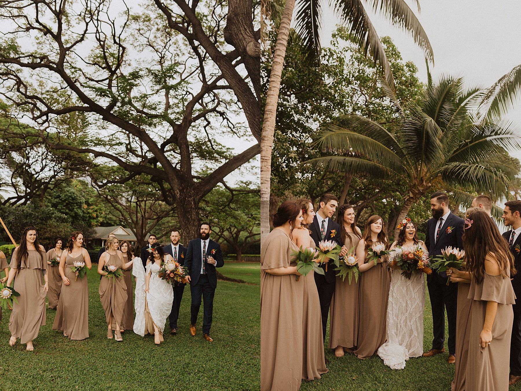 Palm Tree Wedding Party